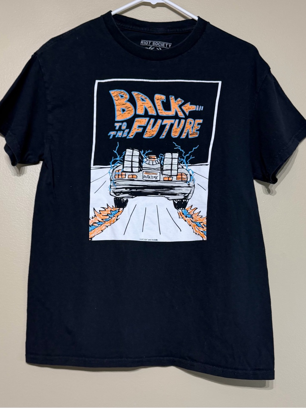 Riot Society Back to the Future 100% Cotton Tee